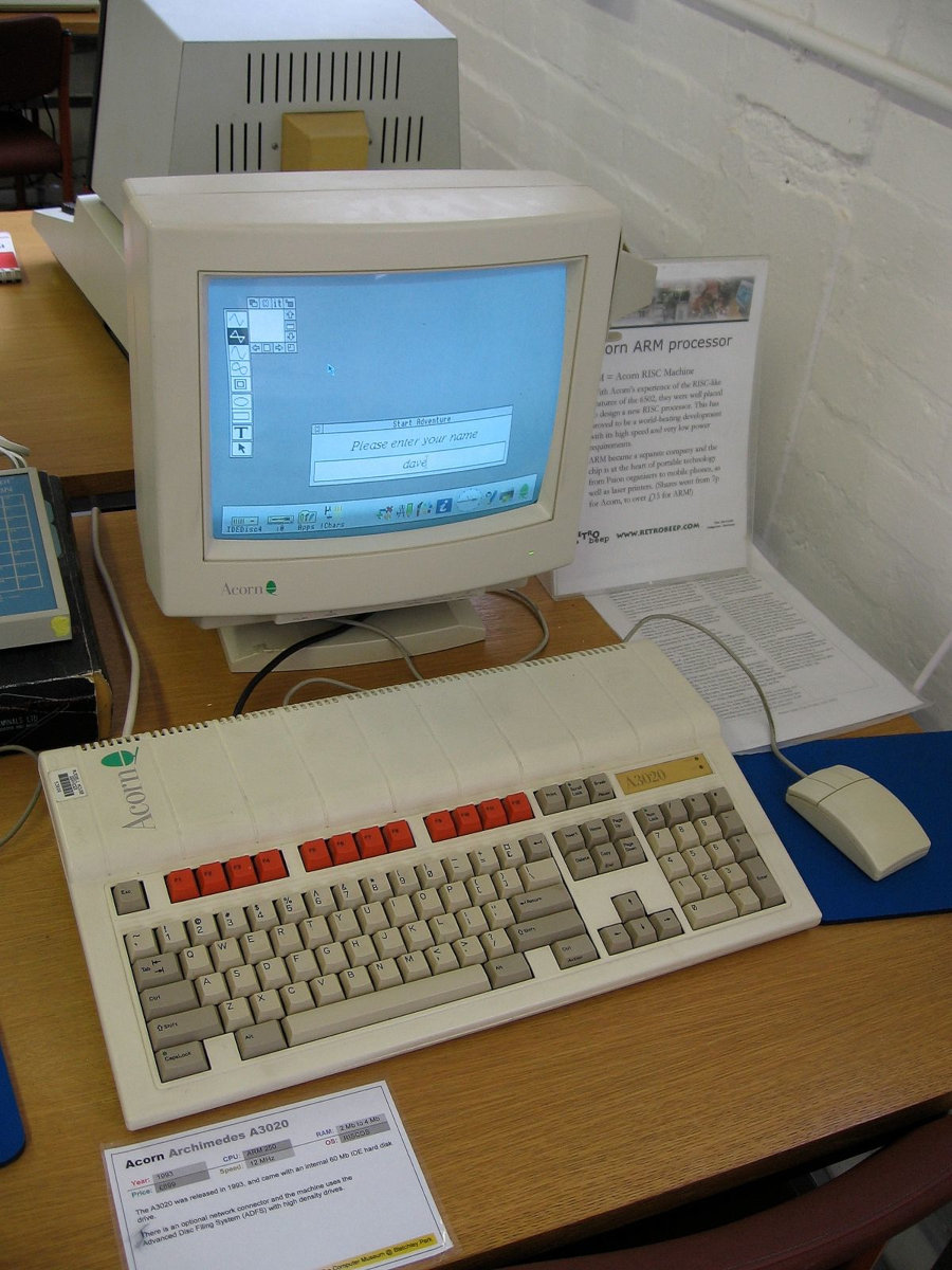 Компьютер Acorn Archimedes — машина из восьмидесятых с 32-разрядным процессором ARM