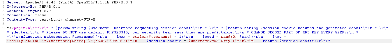 Исходный код cookie.php