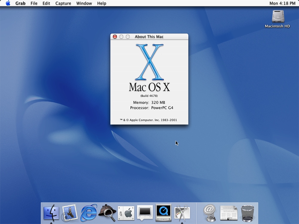 MacOS X 10.1 Cheetah