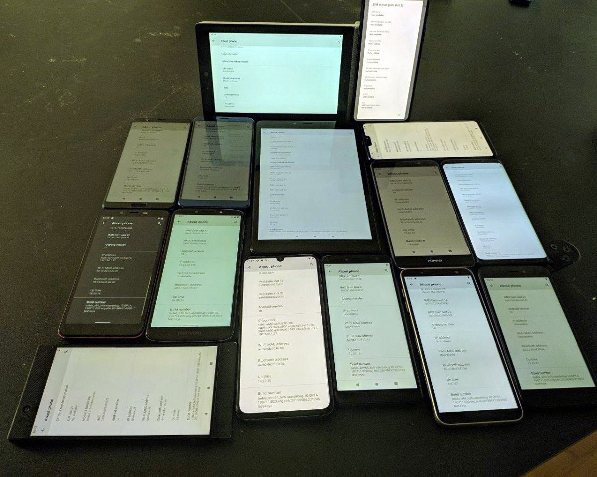 Android 10 GSI на 15 различных устройствах