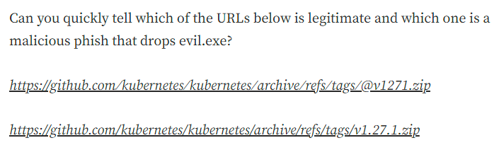 Исследователь предлагает найти отличия и безвредный URL-адрес