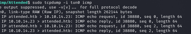 ICMP-пакеты в tcpdump