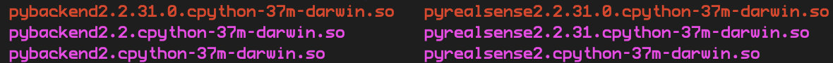 Так выглядят файлы модуля для Python 3.7