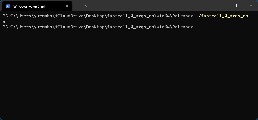Выполнение приложения командной строки в Windows 11