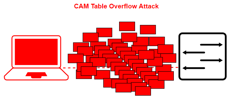 CAM table overflow